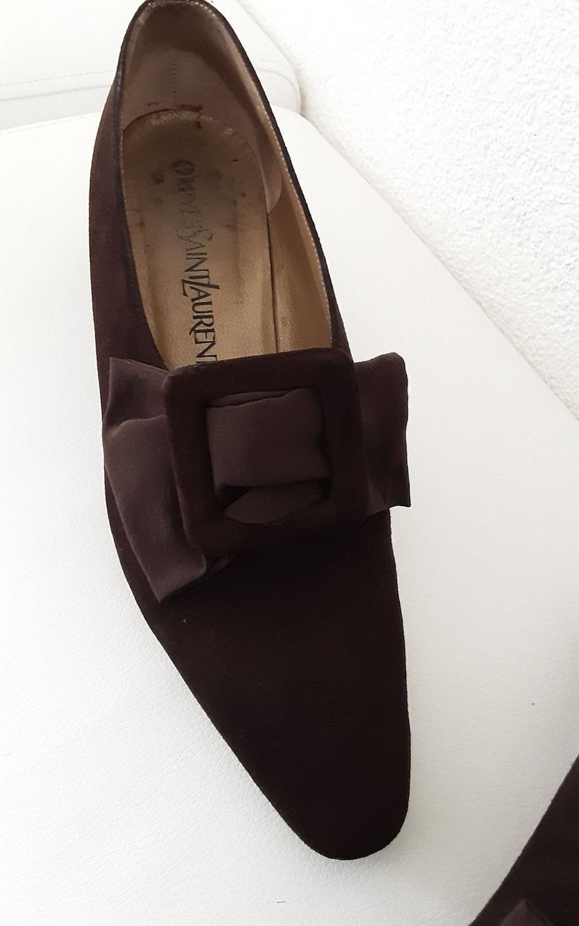 Saint Laurent Scarpe da donna: Yves Saint Laurent, 37, escarpin, daim – Usato da Neuchâtel venduto da Virgule50 6