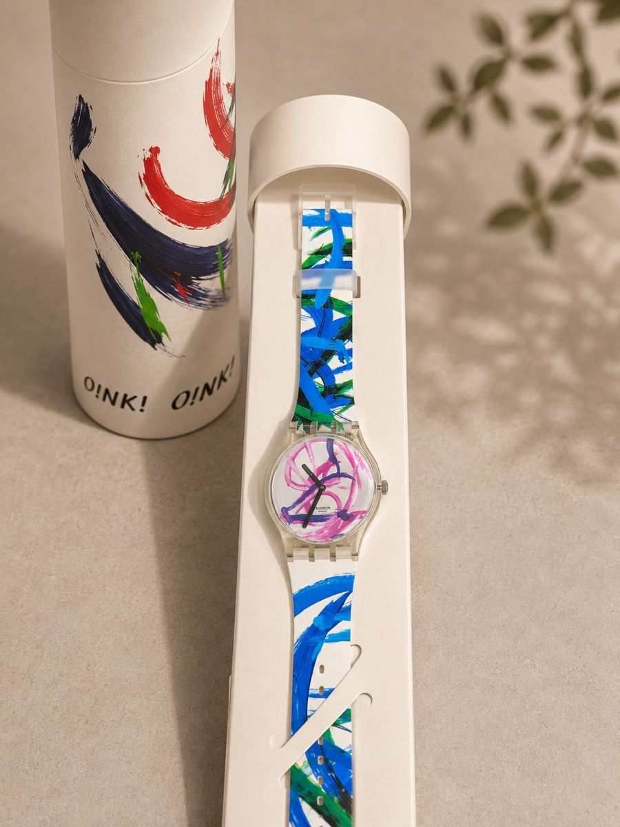 Swatch Orologi: FLYING PIG BY MS. PIGCASSO SUOZ299S – Nuovo e nell'imballaggio originale da Worb venduto da Peppebatta 1