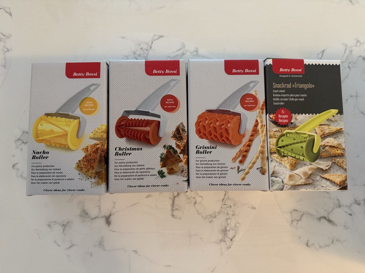 Betty Bossi Elettrodomestici da cucina: Betty Bossy batter Maker und Roller set – Nuovo e nell'imballaggio originale da Luterbach venduto da uhrmacherin89 1