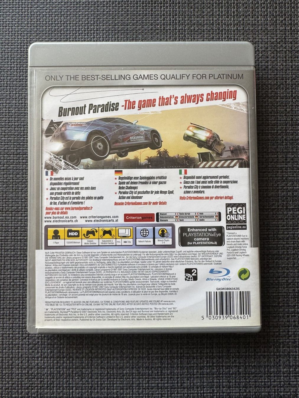 Giochi: Burnout Paradise PS3 Platinum PAL multilingue EA complet – Usato da L'Orient venduto da dav_8slp 2