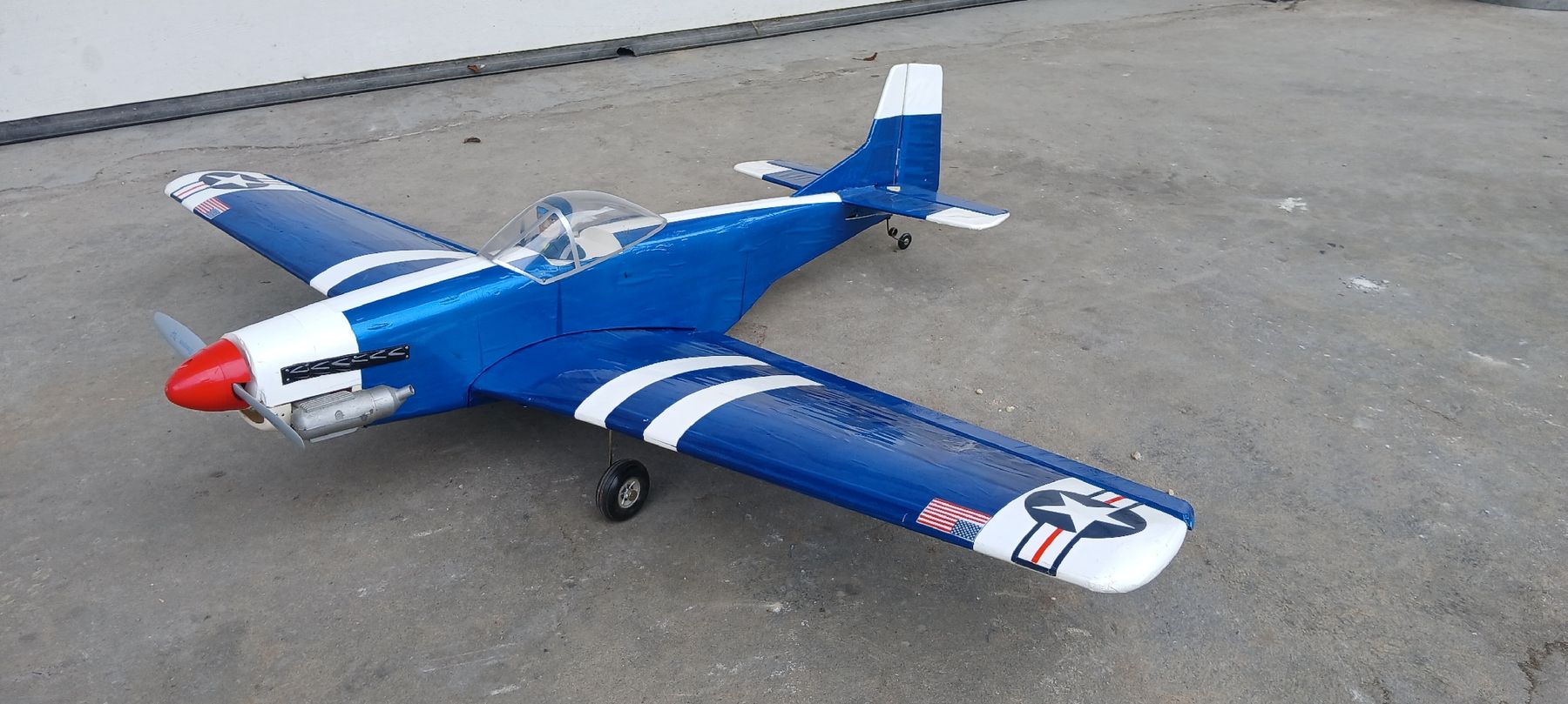 RC Kits de montage: Mustang mit OS Motor – D'occasion à Ufhusen par Graupner80 1