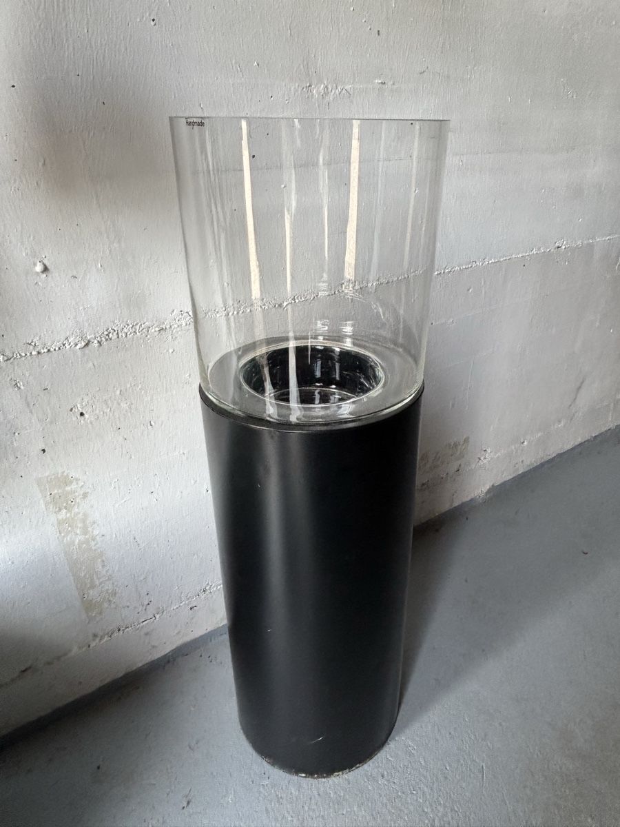 Portacandele: Windlichtsäule - 88cm - Glas/Metall - Kerzen Gartendeko – Usato da Jona venduto da Sid100 1