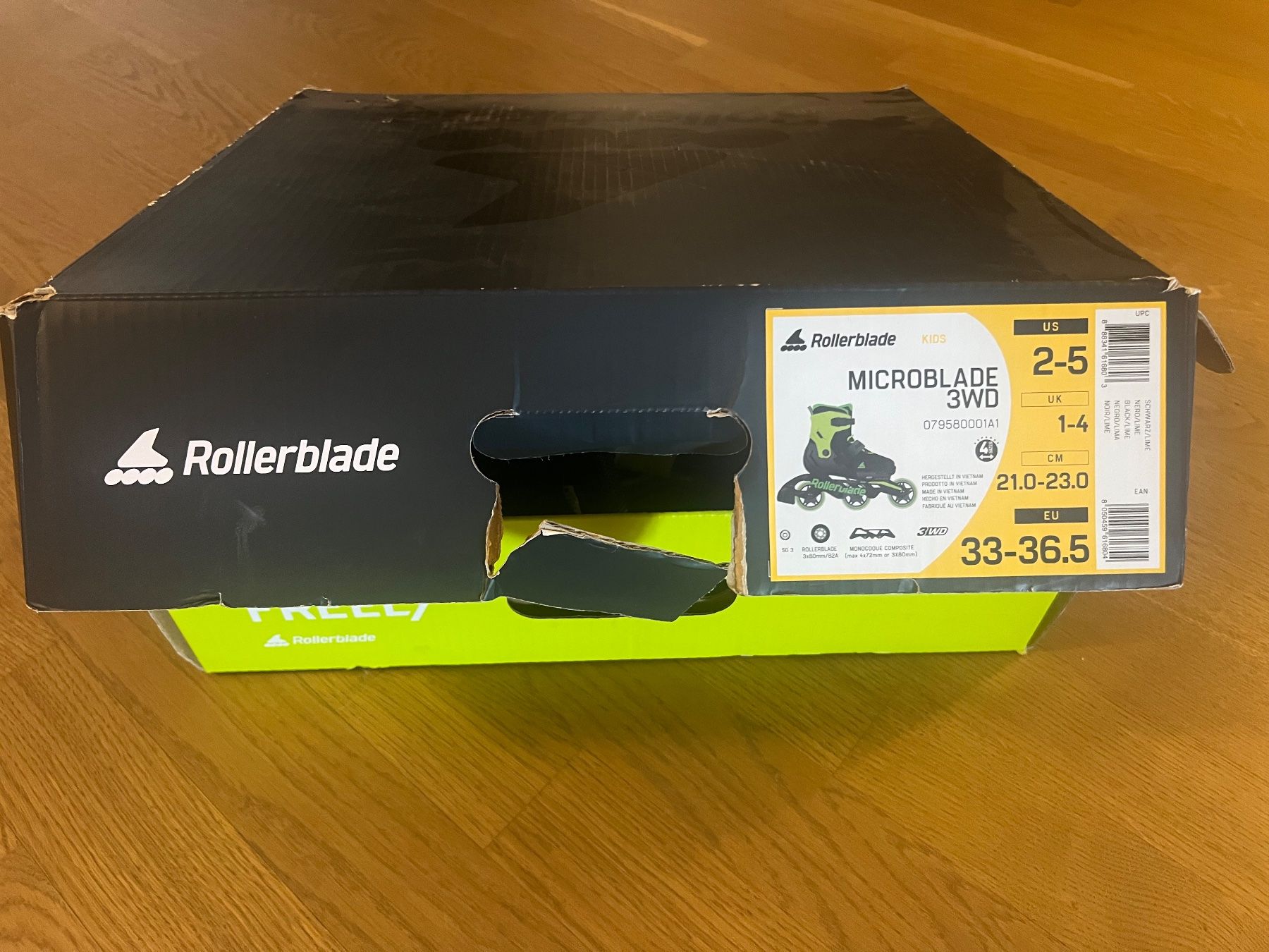 Pattini in linea & Pattini a rotelle: Rollerblade Microblade Schutz inkl Gr 33-36.5 – Nuovo (secondo la descrizione) da Ebmatingen venduto da dartim 4