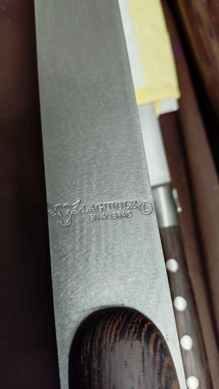 Laguiole Coltelli da cucina: Laguiole ein Aubrac Luxus Grillbesteck – Nuovo (secondo la descrizione) da Dulliken venduto da fel_xk2r 3