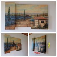 Tableau Toscane 3D(rêve 🙇 de vacances 🌴)Hingucker Garantie