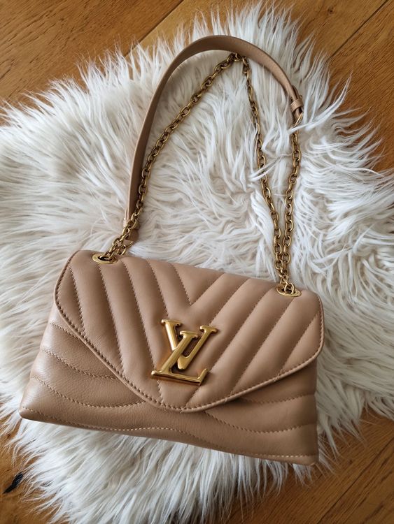Original Louis Vuitton New Wave MM Tasche Chain Bag mit Rechnung