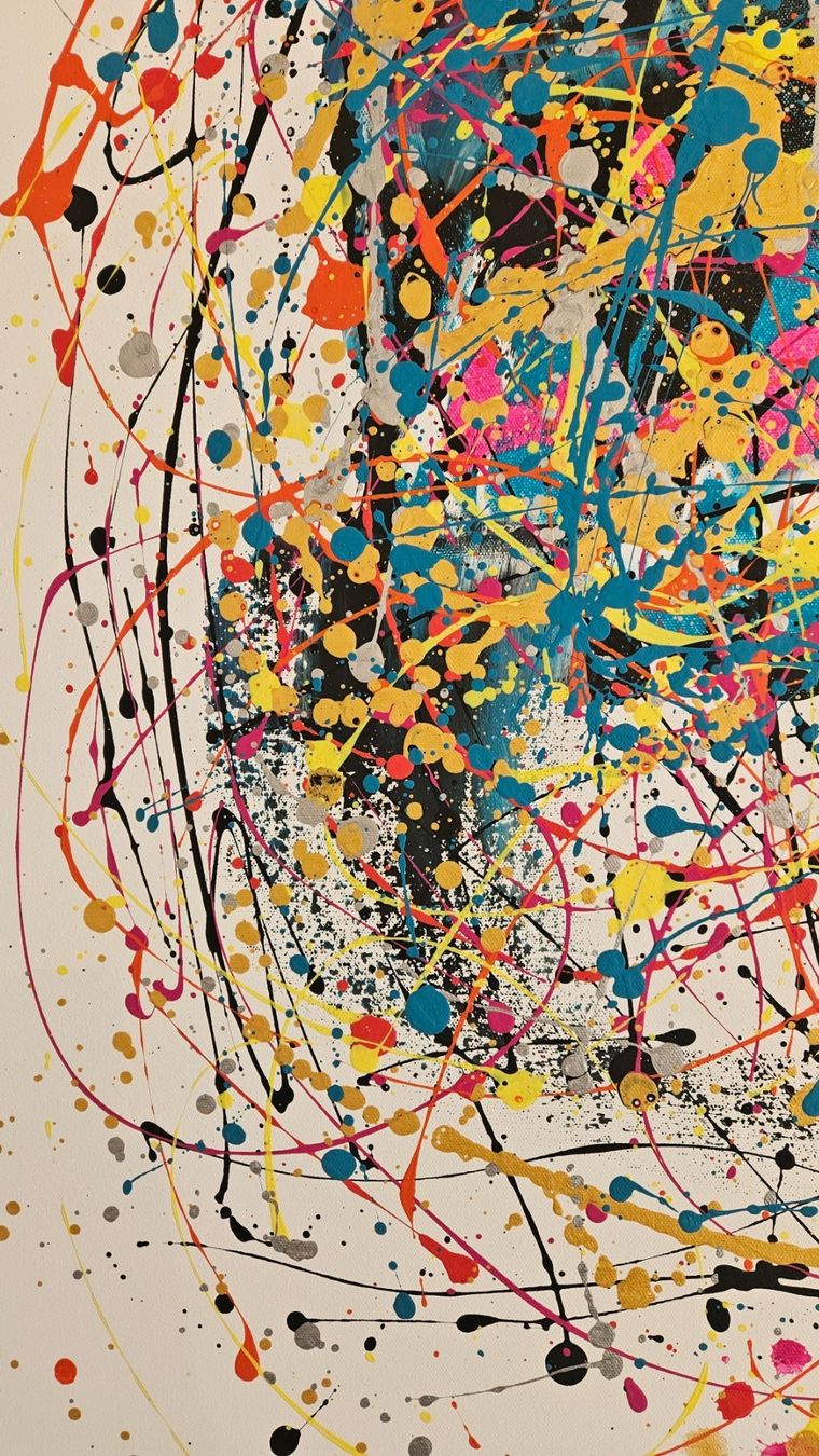 Gemälde: Tableau abstrait unique - art moderne et coloré! – Neu (gemäss Beschreibung) aus Le Locle von fab_c9hh 7