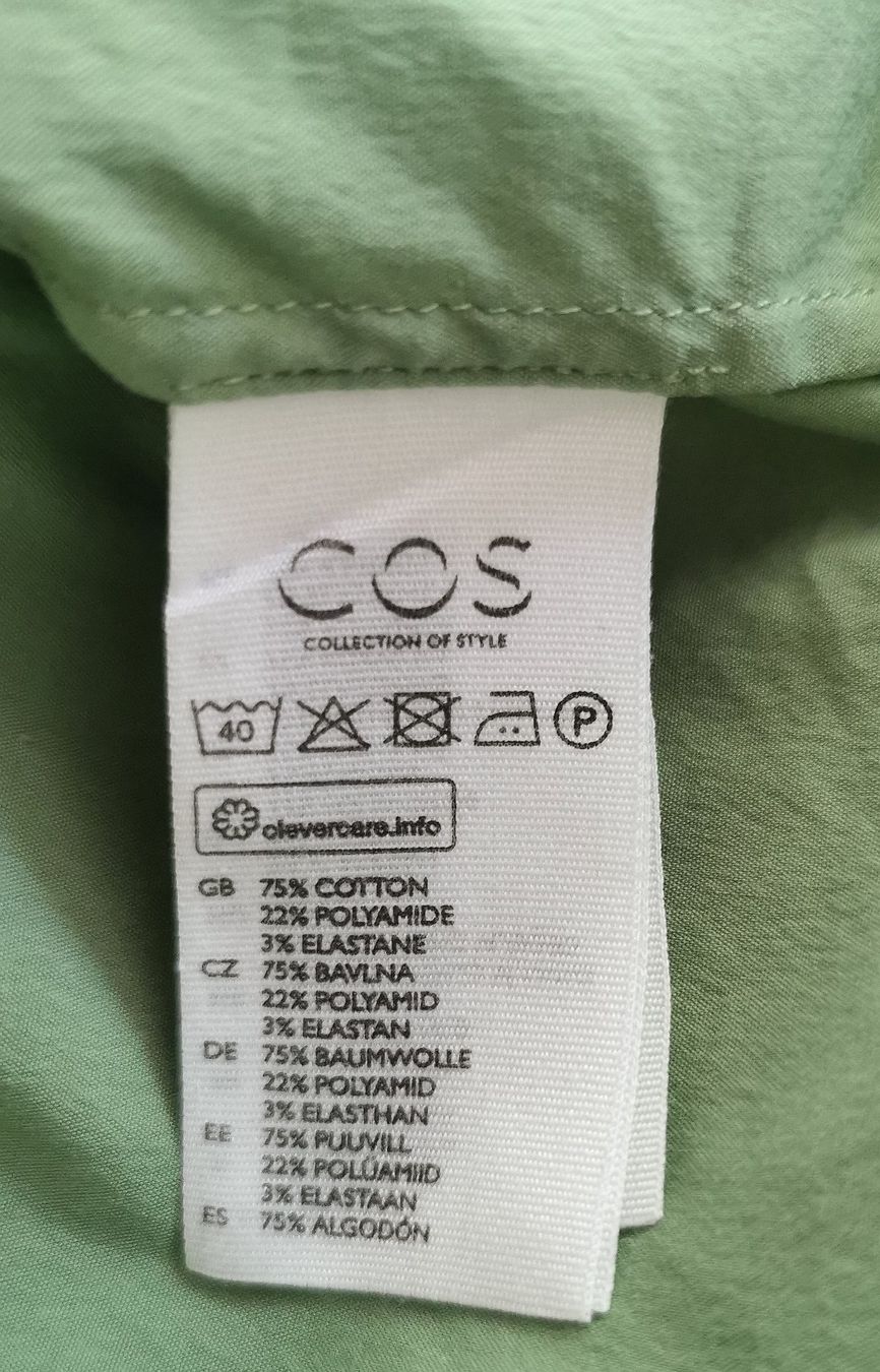 Cos Camicette: Cos elegante Bluse mit Rüschenausschnitt Gr. 40/42 – Usato da gachnang venduto da tibus1 4