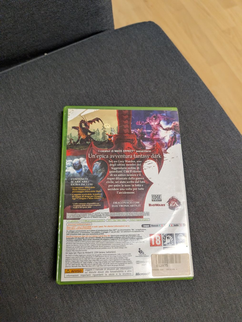 Giochi: Dragon age origins Microsoft Xbox 360 – Usato da Giubiasco venduto da Ticinerd 1