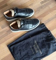 Crownhill Shoes Leder Sneaker Schwarz – Grösse 41