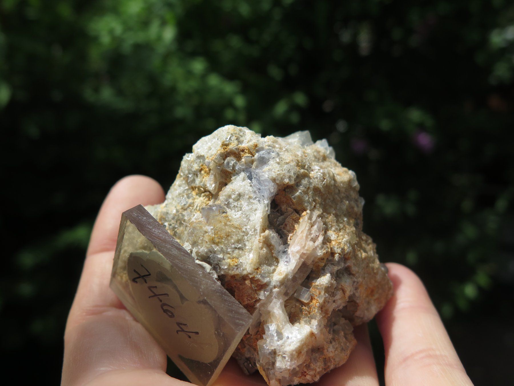 Minerali & Pietre curative: Fluorit auf Quarz von USA – Usato da Schaffhausen venduto da Yamakana51L8736OQ8 4