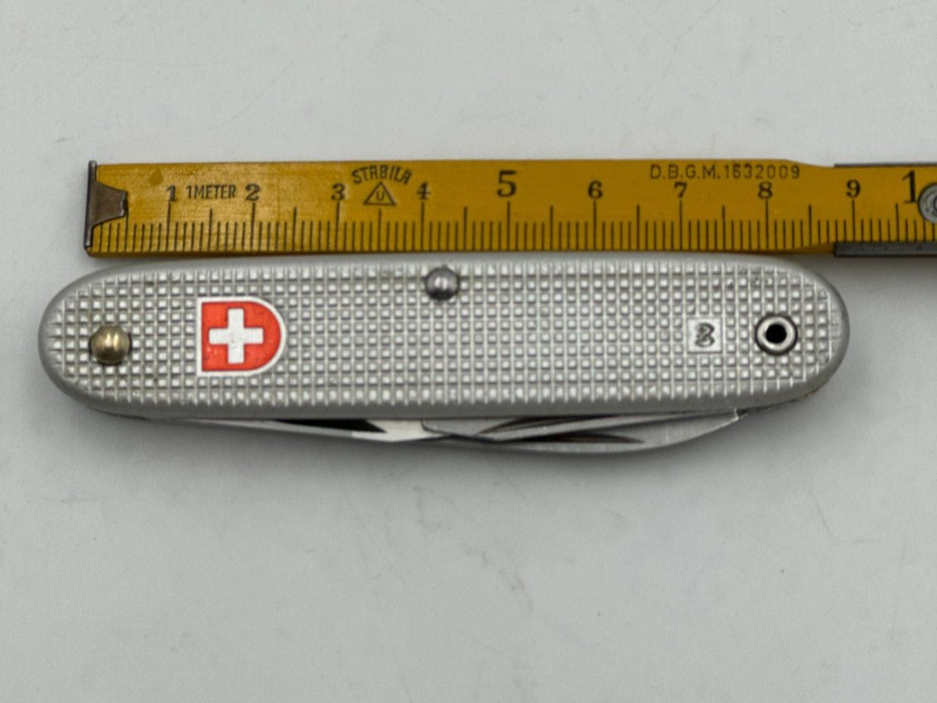 Wenger Coltelli tascabile: WENGER Delémonet Offiziersmesser Sackmesser 1981 – Usato da Luzern venduto da Lager6640 4