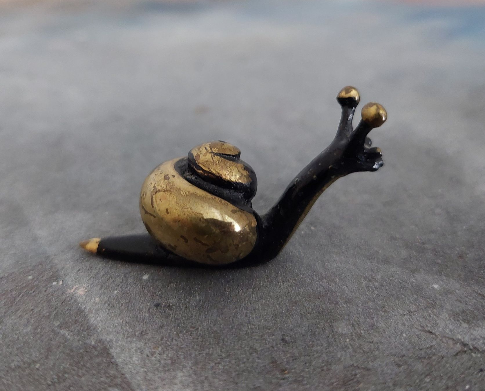 Statuette: Broncefigur Schnecke mit Haus (Nr.9) – Usato da Subingen venduto da K7passt_immer 2