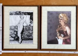 100 Jahr Marilyn Monroe Sammlungsauflös. 2 Bilder mit Rahmen