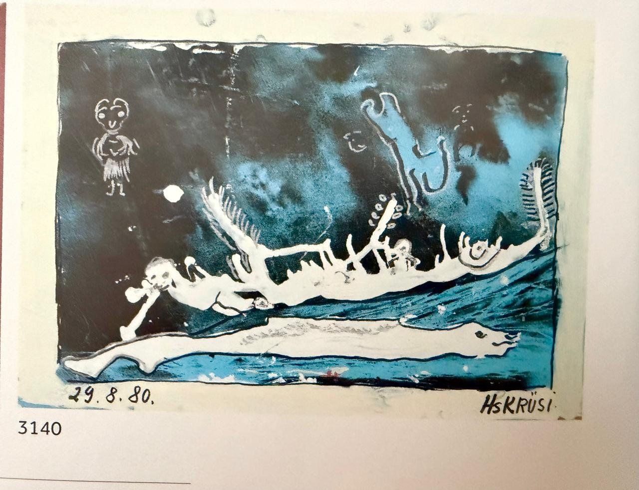 Dipinti: Hans Krüsi "Unter Wasser" – Usato da Zürich venduto da Bertram1964 1