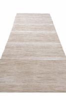 Tischläufer Beige Naturfarben in Leinenoptik