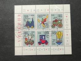 1981 DDR Kinderspielzeug Block  gest. (A244)