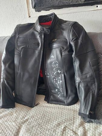 Veste cuir IXS moto femme taille.38