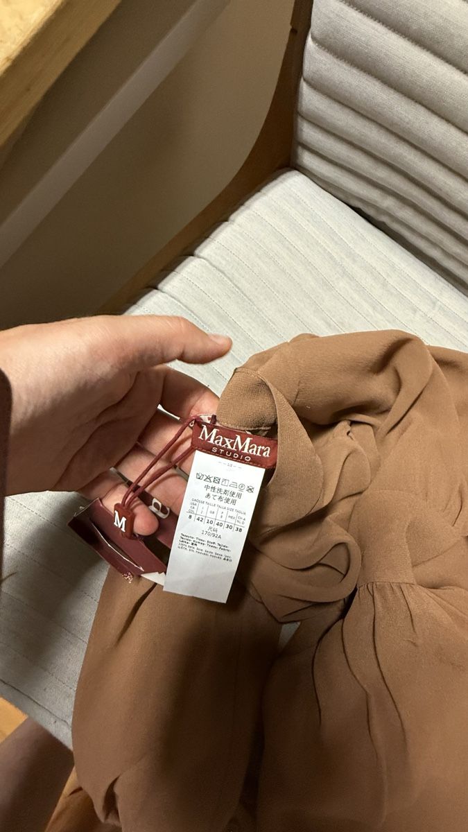 Max Mara Kleider: Max Mara Kleid braun Grösse 38 neu mit Etikett – Neu und originalverpackt aus Haslen GL von rana04 5