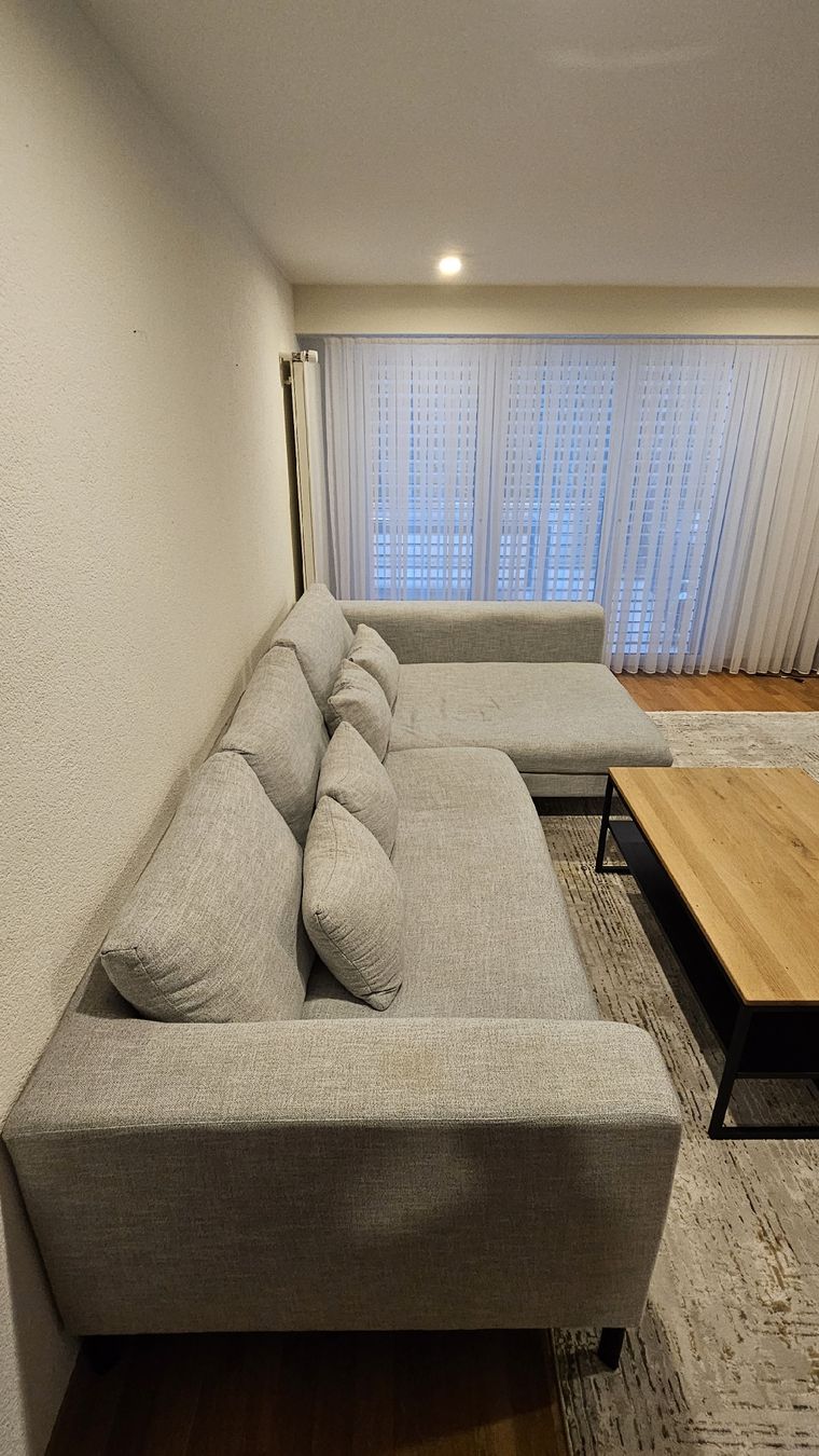 Micasa Sofas: Micasa KRÄMER II Ecksofa hellgrau, Sofa mit Chaiselongue – Gebraucht aus Au ZH von muh_8zkn 2