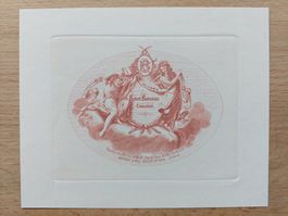 Exlibris T. Macdonald - Original Kupferstich