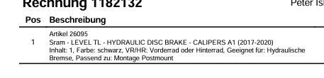 Sram Pièces détachées: Sram - LEVEL TL - Scheibenbremsen - A1 – Neuf (Voir description) à Zürich par Fels71 5