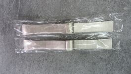 2 Stk Edelstahl Armbänder 18 mm, 70erj.
