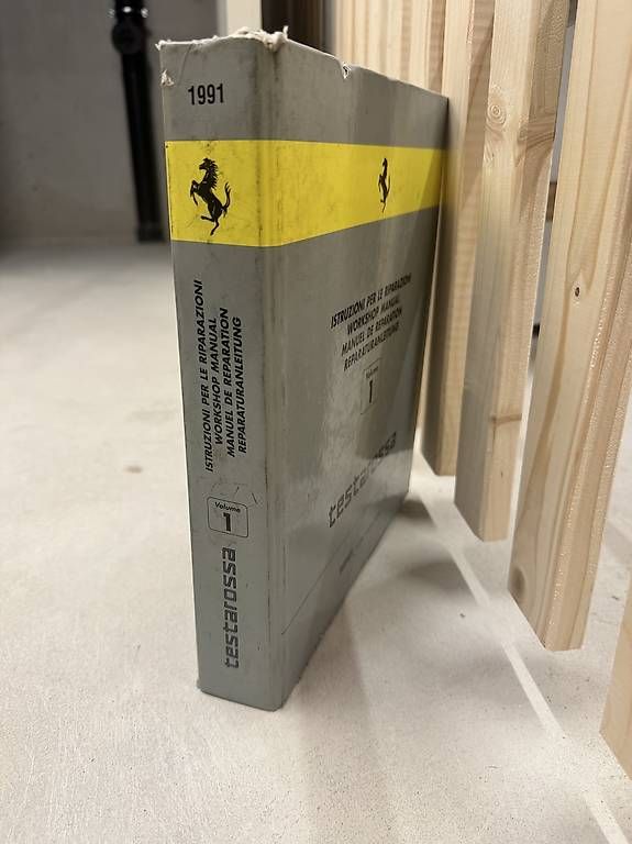 Libri: Arbeitsrichtzeiten Ferrari Testarossa – Usato da Meilen venduto da SimoKutlin46 3