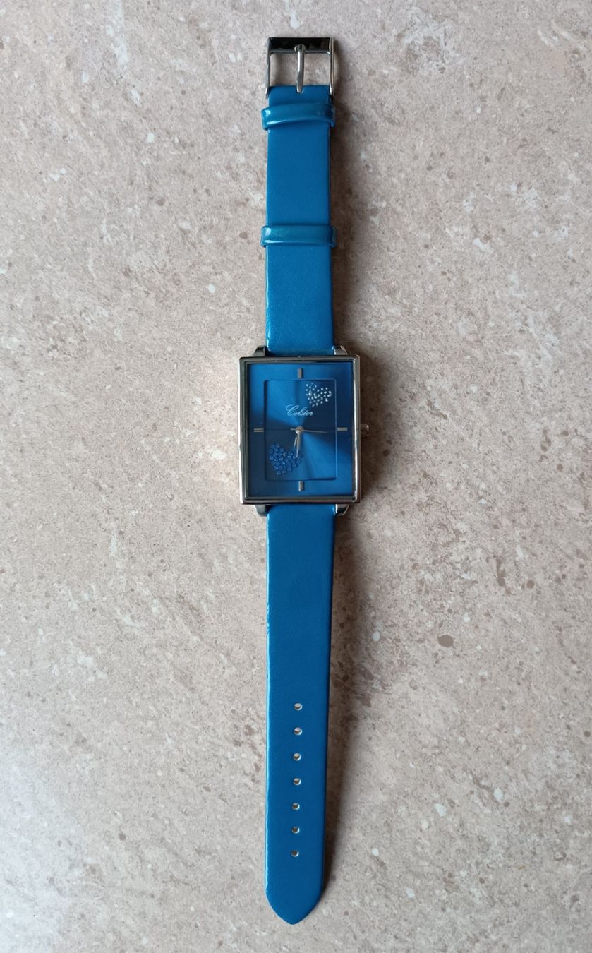 Uhren: Ungetragene Celsior Armbanduhr in blau – Neu (gemäss Beschreibung) aus Miège von gitarro68