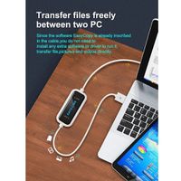 Datentransfer  PC zu PC USB Data kabel link Kabel Ladekabel