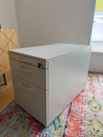 Rollcontainer Steelcase lichtgrau, mit Schlüssel
