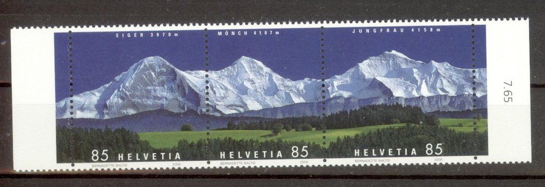 Tutti i francobolli: 2006, Schweizer Bergpanorama ** (1) – Usato da Willisau venduto da Vollstempel