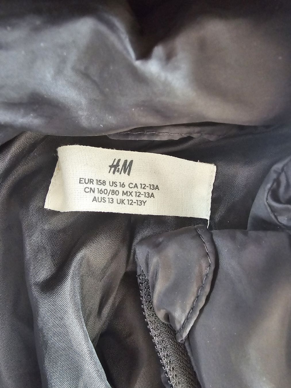 H&M Giacche & Cappotti: Daunenjacke schwarz Gr.158 – Usato da Gossau SG venduto da lexa7219 1