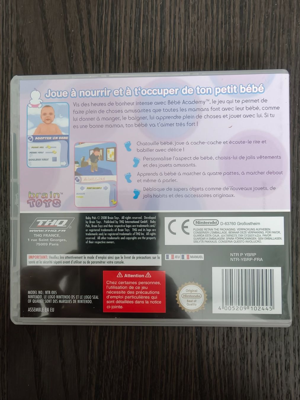 Nintendo Giochi: Videospiele - Jeu Nintendo DS Bébé Academy FR – Usato da La Chaux-de-Fonds venduto da glad0s 1
