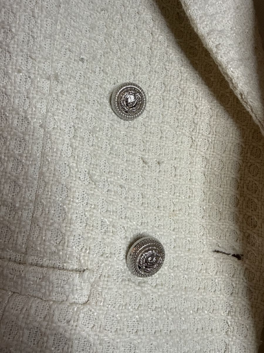 Giacche: Cream Tweed Jacket - Perfect for Spring! Size XS – Usato da Effretikon venduto da lio_gjr8 1