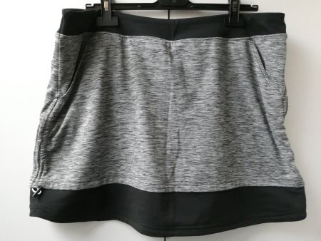 Sportlicher Rock von Adidas, grau/schwarz, Gr. L