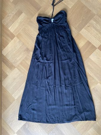 H&M Kleid Maxikleid 36 S neu schwarz