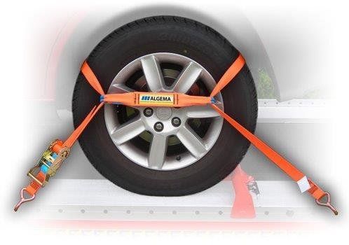 Fitzel Rimorchi: Fitzel Spannsets / Radspanngurte 3 Meter / 4 Stück – Nuovo e nell'imballaggio originale da Zug venduto da Qayqay0
