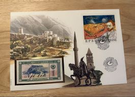 Banknoten Brief 1 Lek  Albanien