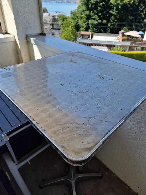 Tavoli: Metall Hochtisch Bistrotisch silber – Usato da Freienbach venduto da Haribo1980 4