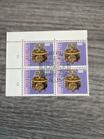 Briefmarken Helvetia Pro Patria 1995 Viererblock Rarität