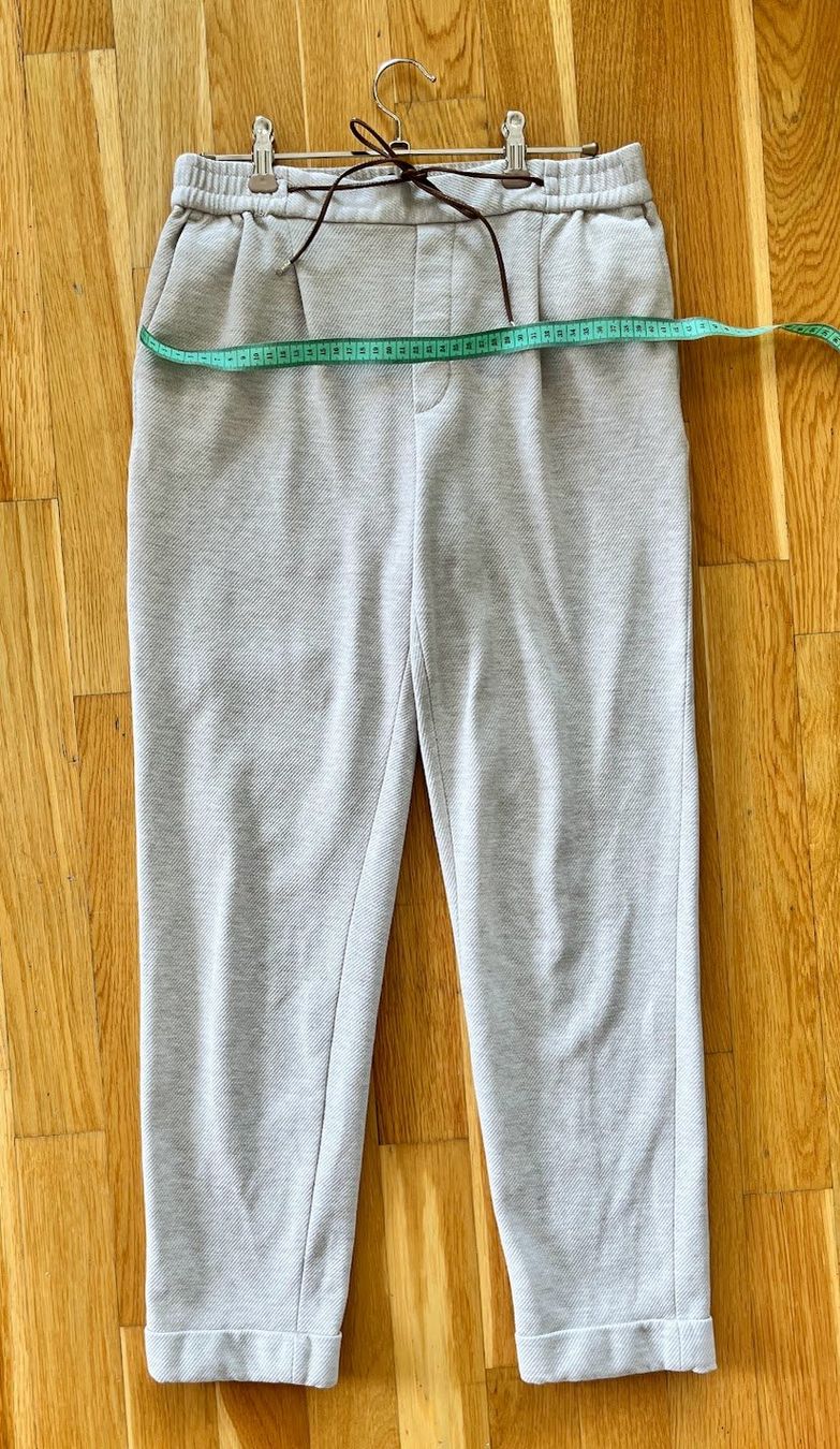 Massimo Dutti Pantaloni: Massimo Dutti Jogger-Hose hellgrau – Gr. 38 – Usato da Kilchberg ZH venduto da sentiera 2