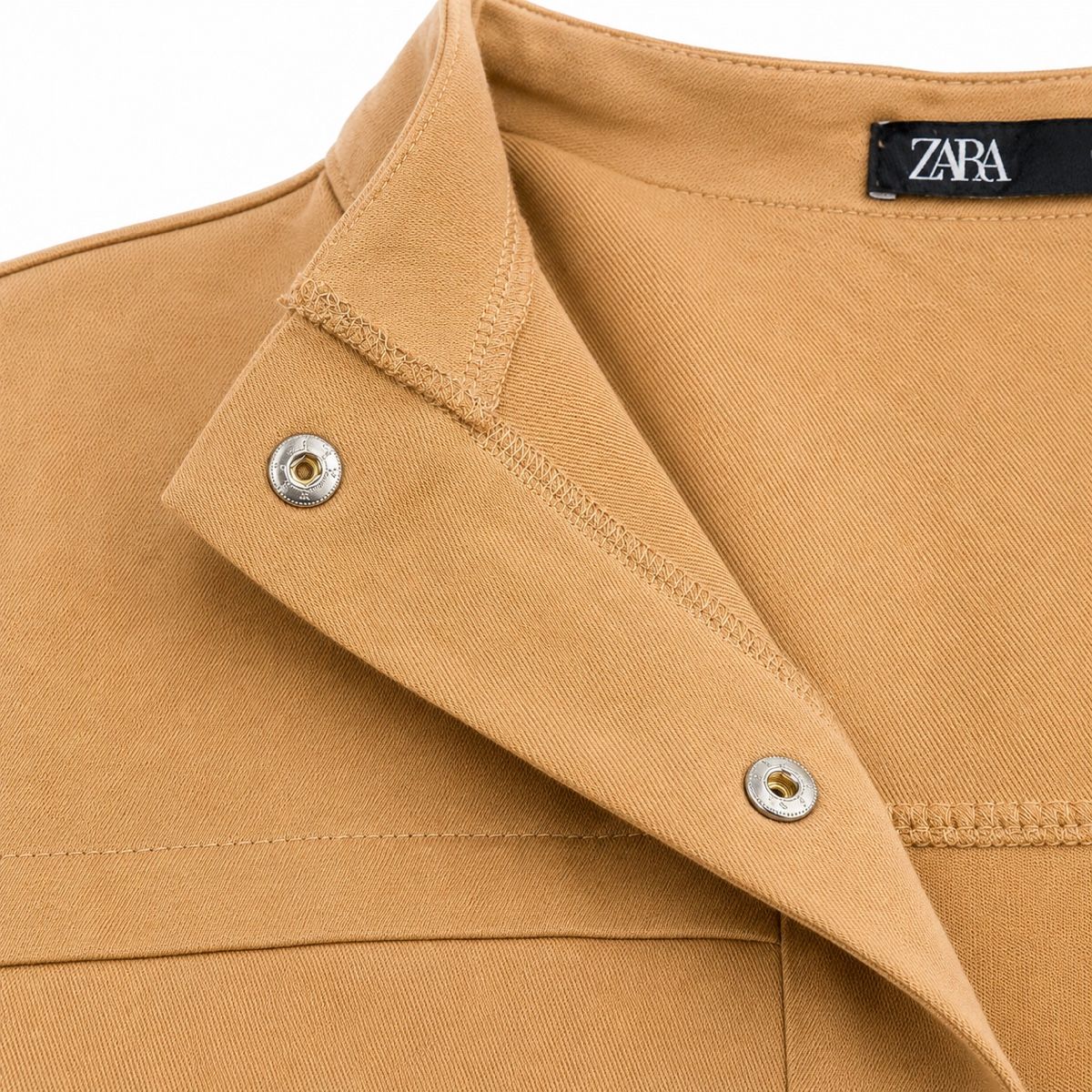 Zara Vestiti: ZARA Kleid Camel Beige S 36 mit Bindegürtel | Midikleid – Nuovo (secondo la descrizione) da Aarberg venduto da LovelyThings_ 3