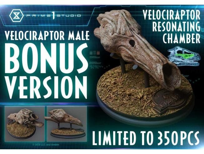 Statuette: Jurassic Park  Vélociraptor bonus version Prime one studio – Nuovo e nell'imballaggio originale da morges venduto da pog_k72y 3