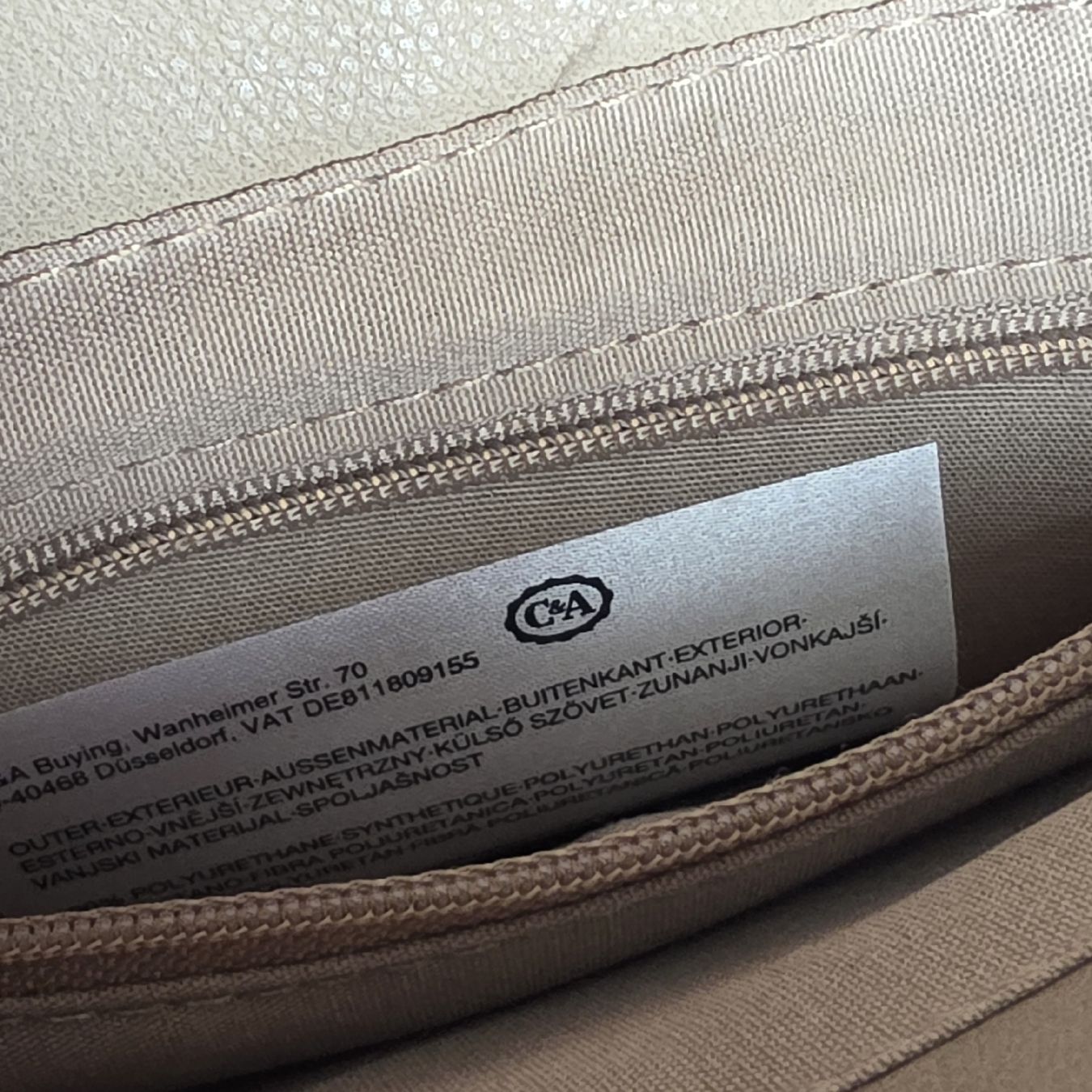 C&A Borse da donna: C&A Umhängetasche in Beige ,Neu – Nuovo (secondo la descrizione) da Rheinsulz venduto da Gilea 2