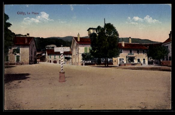 Cartoline postali: AK Gilly, La Place – Usato da Berlin venduto da bartko-reher