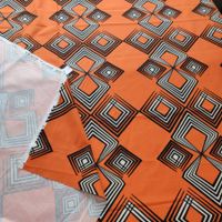 Top Italienische Baumwolle leicht 2.0x1.5m Arancia Geometrie