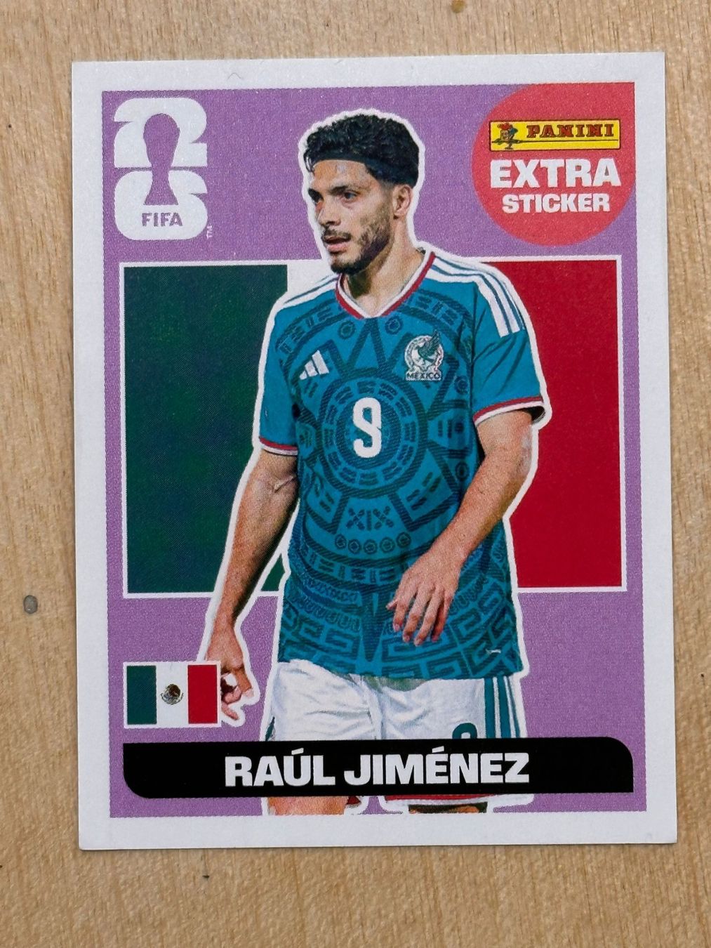 Panini Sammelbilder & Trading cards: Panini Extra Sticker Raul JIMENEZ Lila – Neu (gemäss Beschreibung) aus Bern von Andur