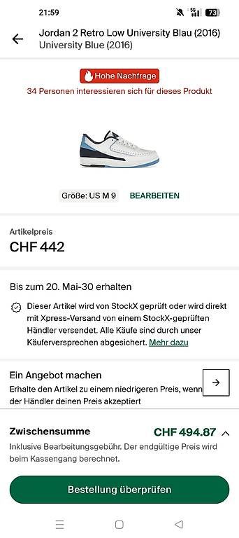 Scarpe da uomo: Air Jordan 2 Retro Low - Us 9 Eu 42,5  – Usato da Hägendorf venduto da HeuerTag02 4