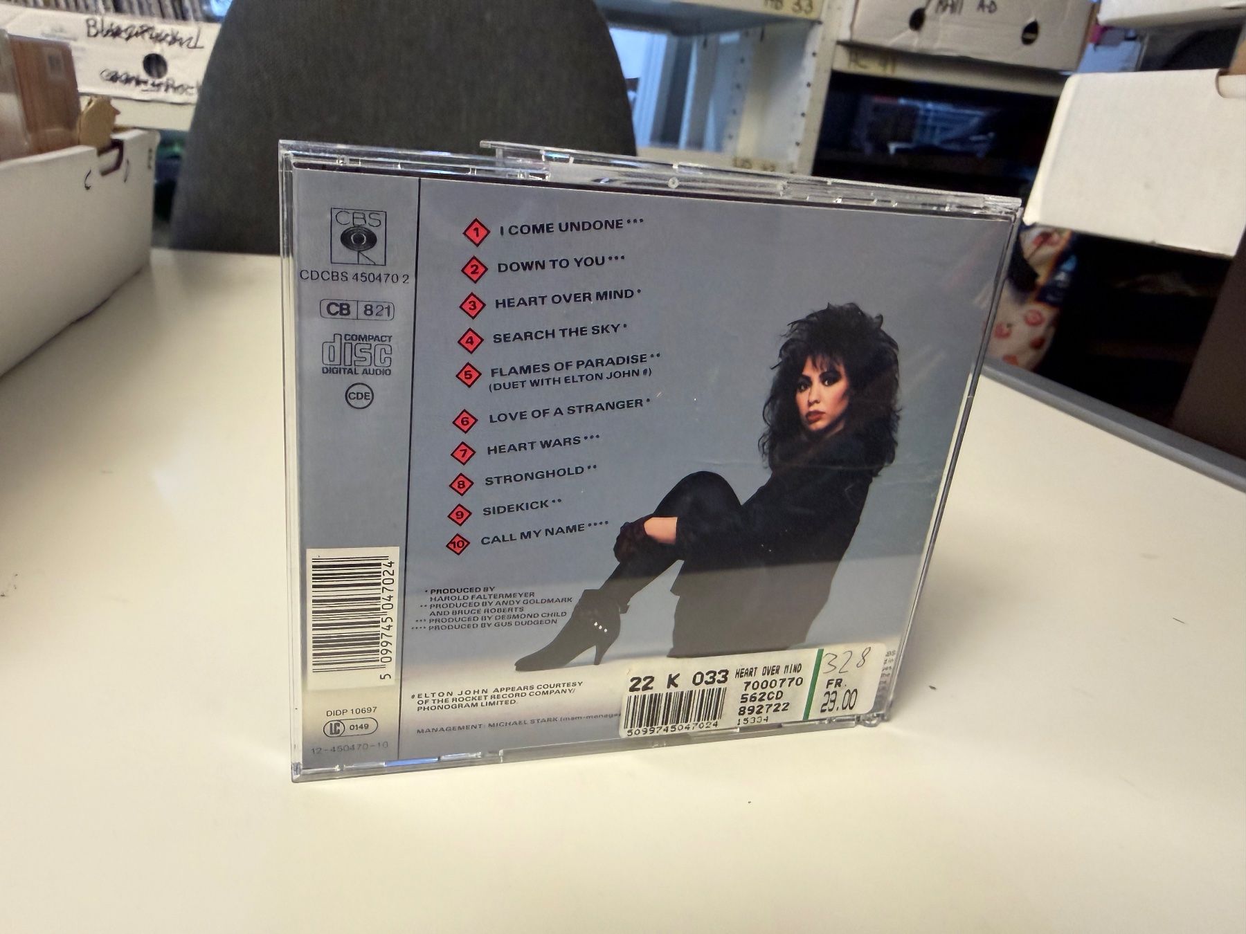 CDs: Jennifer Rush - Heart Over Mind - HB21D – D'occasion à Küsnacht ZH par Jazztilldawn 1